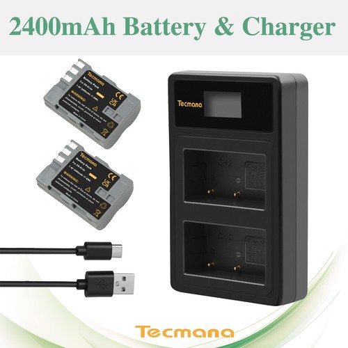 Batteria 2400mah per nikon - 2x,