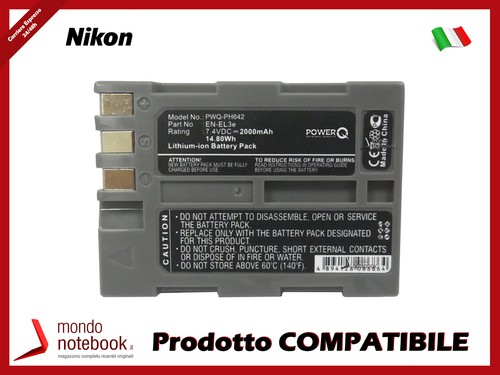 Batteria powerq per nikon d100 - batteria,