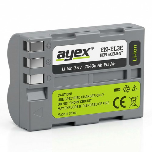 Batteria ayex el3e - en-el3e, per