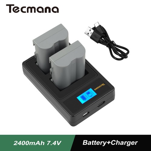 Batteria 2400mah el3e - 2x, en-el3e